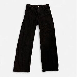 Monki Black Straight Leg Jeans